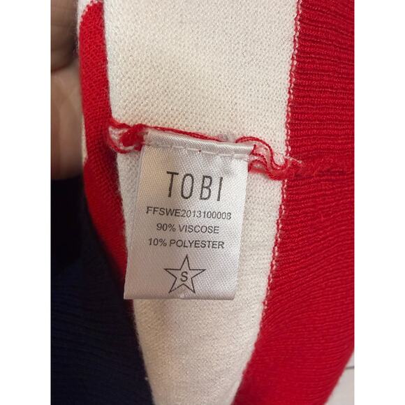 Tobi American Flag Cardigan Size SM Patriotic - Picture 6 of 8